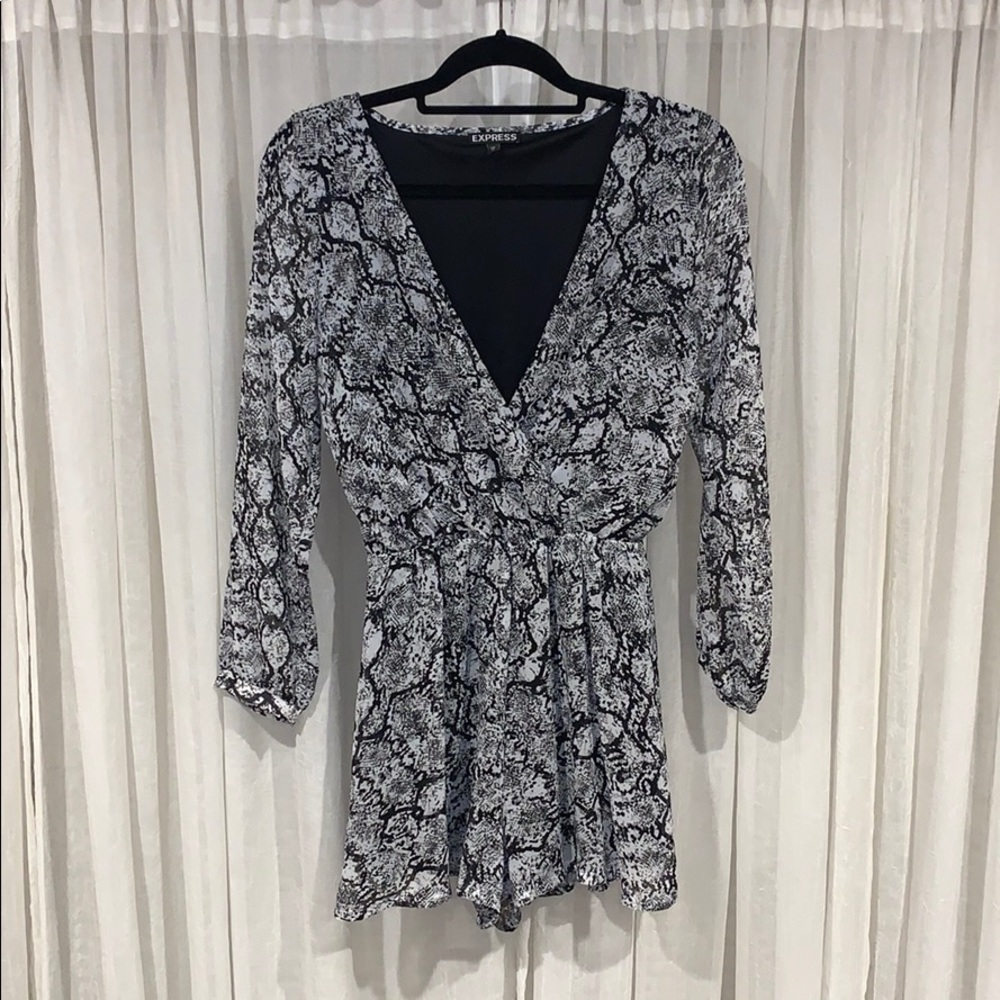 Express Printed Romper